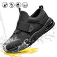 thumbnail image 1 of SPIEZ® Unisex Non Slip Shoes,Waterproof Slip Resistant Work Shoes,Lightweight Easy Clean Slip On Food Service Shoes for Server|Nurse|Chef-Black,Size 9.5 Women/8 Men, 1 of 13