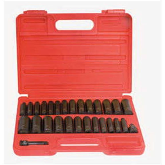 3360DD 3/8 Inch Drive Double Deep Socket Set