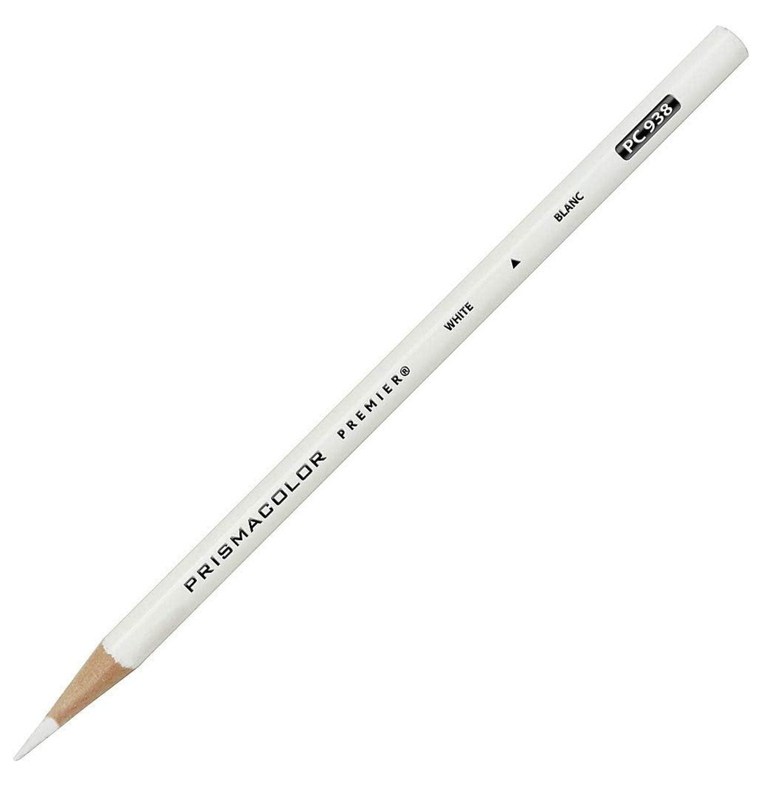 3365 Premier Soft Colored Pencil, White (Pack of 12)