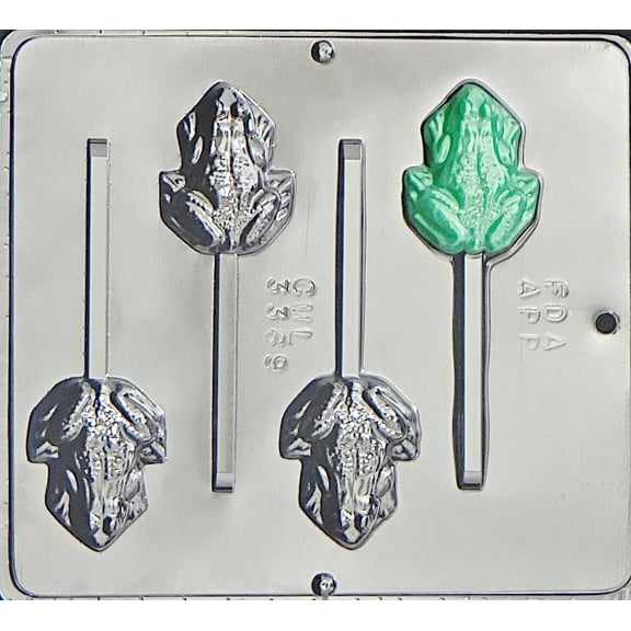 3369 Frog Lollipop Chocolate Candy Mold