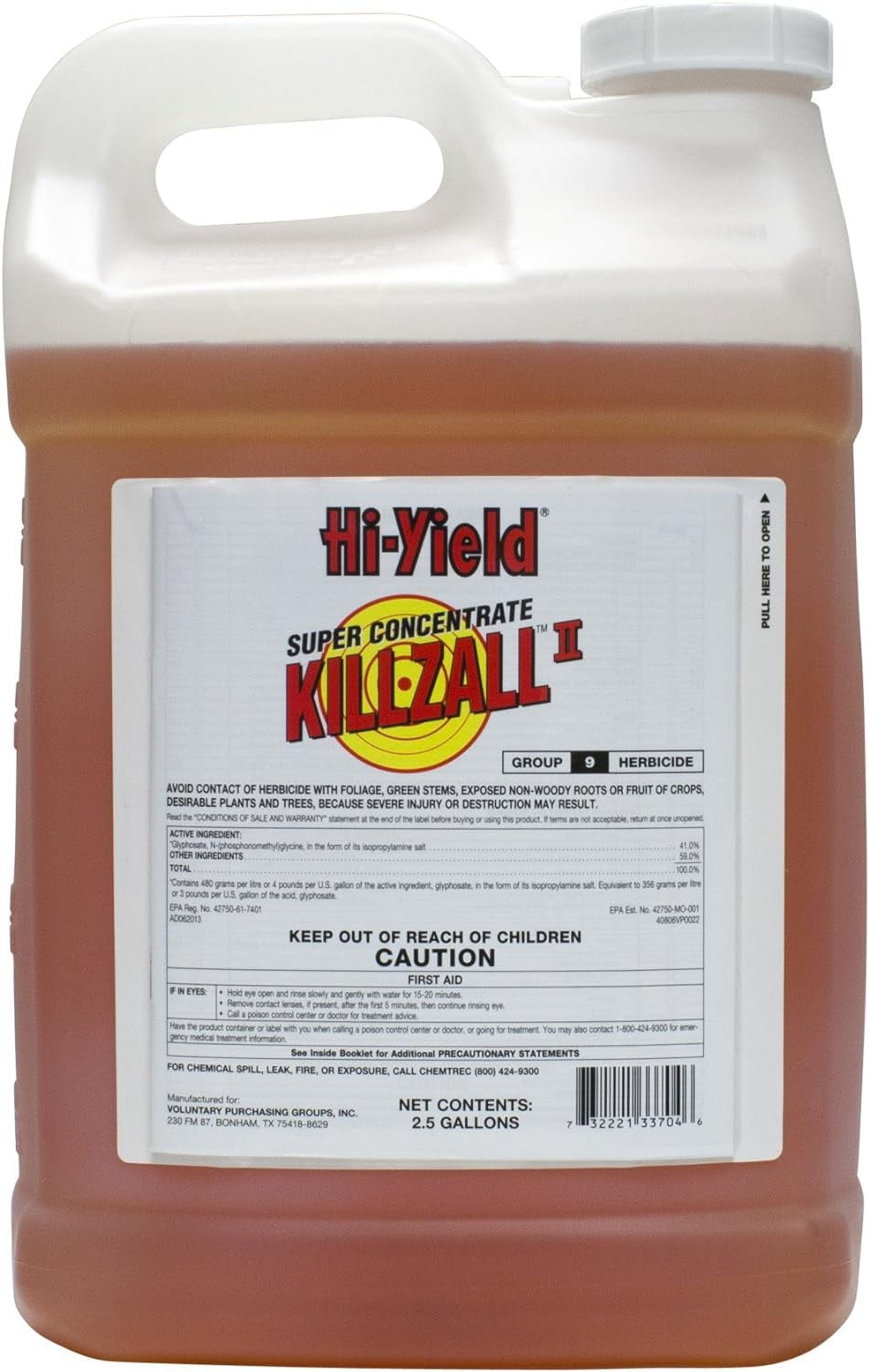 33692 2.5Gal Weed&Grs Killzall, 2.5 Gallon