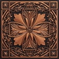 thumbnail image 1 of 337-Helena 2 ft. x 2 ft. PVC Lay-in or Glue-up Ceiling Tile in Antique Copper (100 Sq. ft.  / Pack) - 25 Pieces, 1 of 3