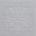 thumbnail image 1 of 337-Helena 2 ft. x 2 ft. PVC Lay-in or Glue-up Ceiling Tile in White Matte (200 Sq. ft. / Pack) - 50 Pieces, 1 of 3