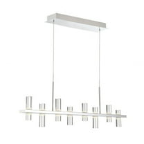33723-013-Eurofase Lighting-Netto Linear Chandelier 8 Light - 3.25 Inches Wide By 13.25 Inches High