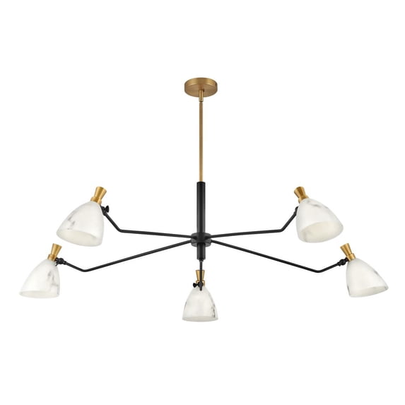 33795HB Hinkley Lighting Sinclair - 50 Inch 25W 5 LED Large Chandelier