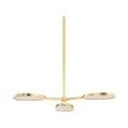 thumbnail image 1 of 338-03-VB-Corbett Lighting-Beirut - 50W 3 LED Semi-Flush Mount-5.75 Inches Tall and 38.75 Inches Wide-Vintage Brass Finish, 1 of 1