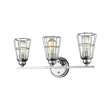 3383-CH-Millennium Lighting-3 Light Bath Vanity-10.5 Inches Tall and 22.88 Inches Wide-Chrome Finish