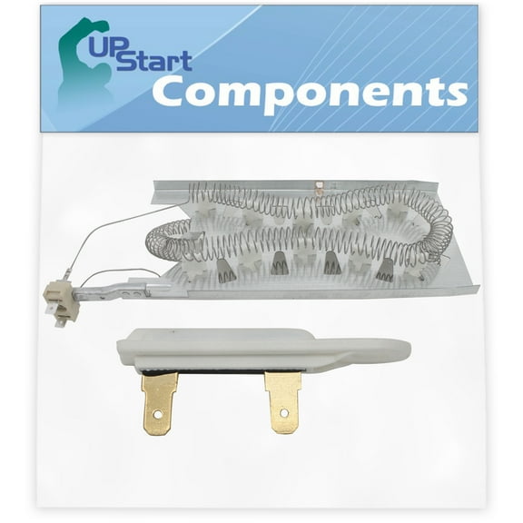 3387747 Dryer Heating Element & 3392519 Thermal Fuse Kit Replacement for Maytag MEDX700XL0 Dryer - Compatible with WP3387747 & WP3392519 Heater Element & Thermal Fuse Kit - UpStart Components Brand