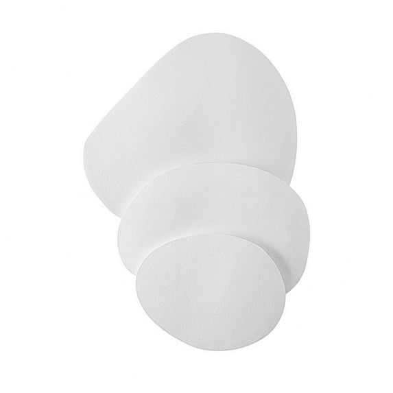 339-03-GSW-Corbett Lighting-Akemi - 3 Light Wall Sconce-22.25 Inches Tall and 16.25 Inches Wide-Gesso White Finish