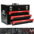thumbnail image 1 of 339-Piece Mechanics Tool Set - Universal Professional Tool Kit with Metal Case Box, 3-Drawer Tool Box With Tools, Socket Wrench Sets, Screwdriver Sets, for Workshop Warehouse Repair Shop, 1 of 10