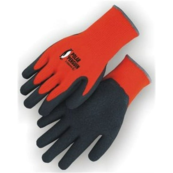 3396Hot Xl Hv Org.Lin.Knit Rub.Dip Glove-Polar Penguin, Majestic Glove, EACH, PR