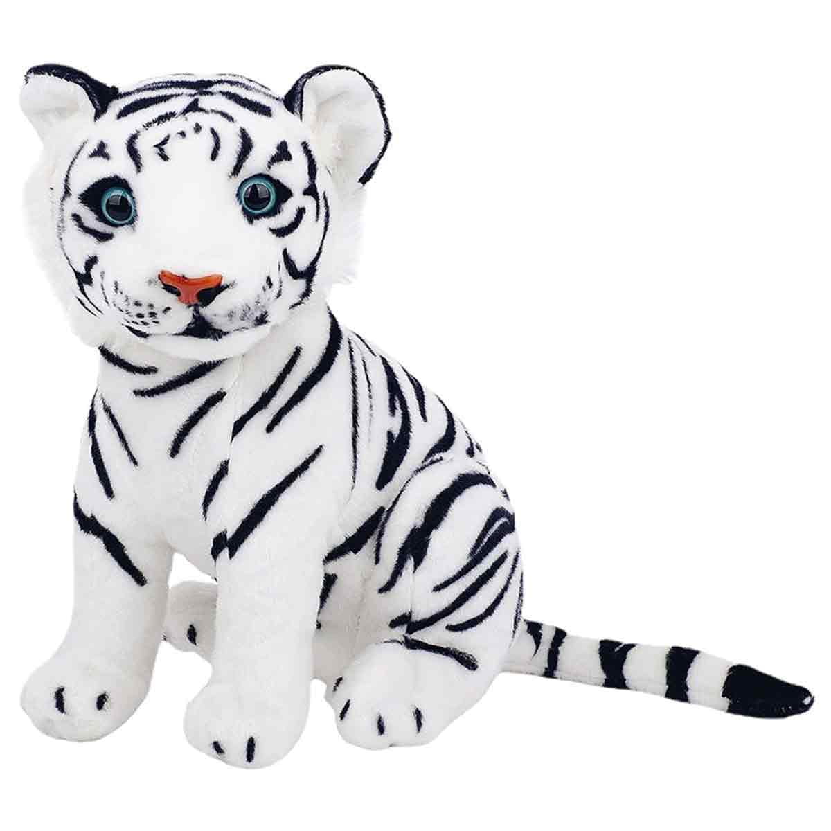 33Cm;White 2333Cm Cute Lifelike Tiger Stuffed Animals White Tigers