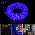 thumbnail image 1 of 33FT Indoor/Outdoor Landscape Rope Lights String LED Fairy Light for Halloween Xmas Party Holiday Home Decor - Blue, 1 of 8
