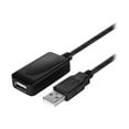 thumbnail image 1 of 4xem 4X3302A110M 35ft 10m Usb 3.0 Extension Cabl Cable W/ Extension Booster Black, 1 of 2