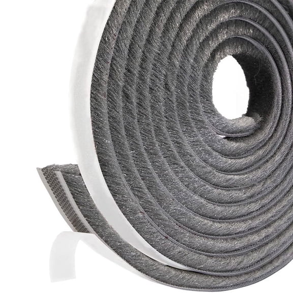 33Ft/10M Self Adhesive Seal Strip Weatherstrip for Doors Soundproofing,Windproof,Dustproof, 0.35 Inchx0.6 Inch