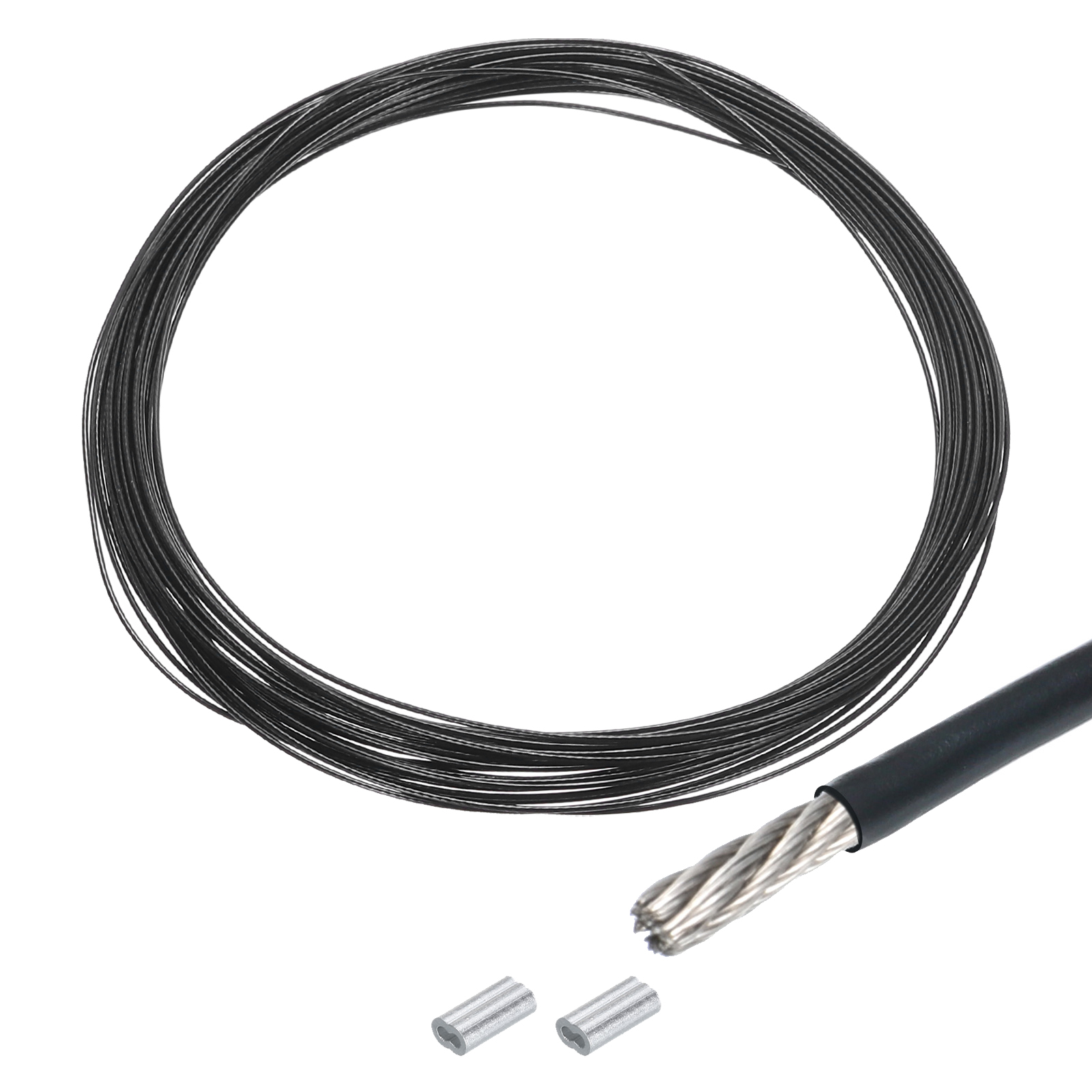 Plastic Coated Steel Wire Rope, 20 Meters Sold 304 Stainless Steel Coated Wires Ropes Steels - View #11