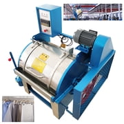 33LBS Horizontal Industrial Washing Machine Large Fully Automatic 220V