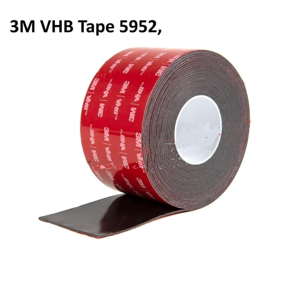33M 1.5" x 15 ft VHB Double Sided Foam Adhesive Tape 5952 Automotive Mounting 37mm Pressure Sensitive adhesive Bond