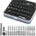 thumbnail image 1 of 33Pcs Damaged Screw Extractor Kit & Screwdriver Bits Set Easy Out Stripped Bolt, 1 of 9