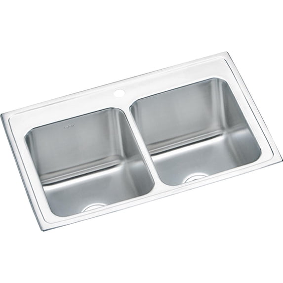 33X22 1H 2B DP SS SINK *LUSTER