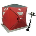 thumbnail image 1 of Nordic Legend 33cc Power Ice Auger and Portable Two Man Shelter Combo, 1 of 4