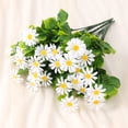 thumbnail image 1 of 33cm Artificial Flowers Daisies UV Resistant Colorfast Plastic Plants Home Wedding Windows Outdoor Decor  DIY Artificial Flowers, 1 of 9