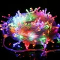 thumbnail image 1 of 33ft 100 LED Christmas String Lights, Plug in Fairy Lights Waterproof 8 Modes, Colorful Fairy String Lights for Indoor Outdoor Bedroom Wedding Party Patio Christmas Tree, 1 of 8