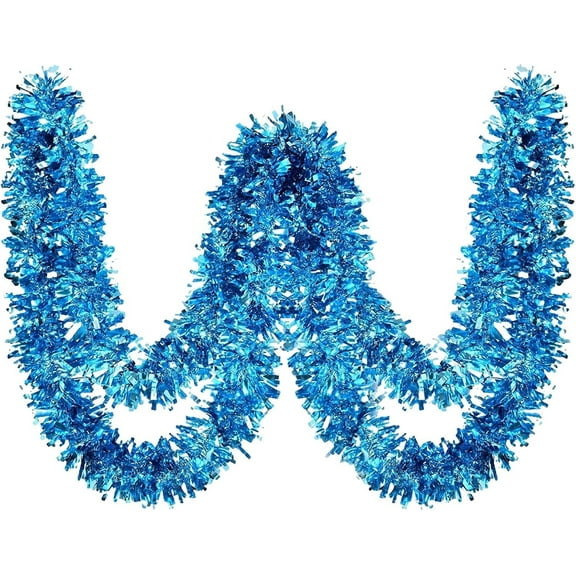 33ft Christmas Garlands Cheerleading Garlands School Garlands Decoration Chunky Tinsel For Christmas Tree Decorations Artificial Garland Holiday Outdoor Indoor Wedding Party Supplies