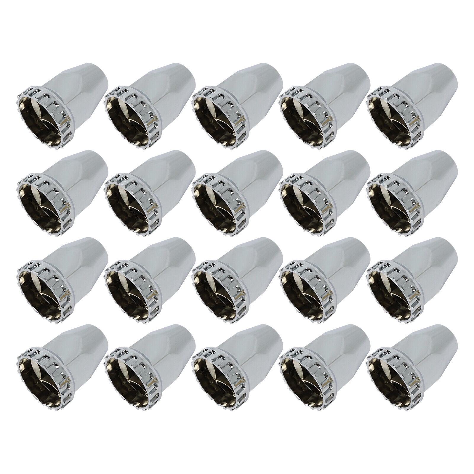 33mm Thread-on Standard Lug Nut Covers ABS Chrome Plastic Fits Semi ...