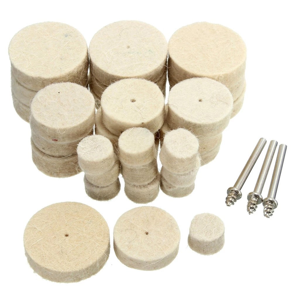 33pcs Buffing Wheel Kit Polishing Wheel Wool Wheels Rotary Tool