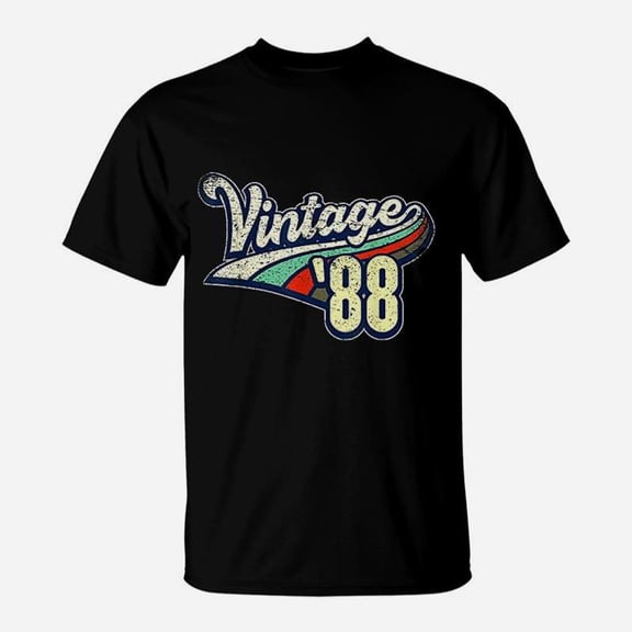 33rd Birthday Gift Retro Graphic Born In 1988 TShirt