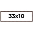 thumbnail image 1 of 33x10 Frame Brown Bamboo with Dark Coffee/Walnut Finish | Solid Wood Picture Frame Width 0.75, 1 of 8