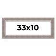 thumbnail image 1 of 33x10 Frame Grey Real Wood Picture Frame Width 2.75 Inches | Interior Frame Depth 0.5 Inches |, 1 of 8