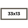 thumbnail image 1 of 33x13 Frame Black Bamboo Solid Wood Picture Frame Width 1.5 Inches | Interior Frame Depth 0.5, 1 of 8