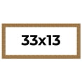 thumbnail image 1 of 33x13 Frame Black and Gold Distressed Solid Wood Sonoma Picture Frame | 1.625 Inch Moulding Width |, 1 of 8