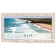 thumbnail image 1 of 33x14 Frame White Real Wood Picture Frame Width 1.5 inches | Interior Frame Depth 0.5 inches |, 1 of 8