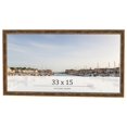 thumbnail image 1 of 33x15 Frame Gold Kingsley Distressed Solid Wood Picture Frame Width 0.75 Inches | Interior Frame, 1 of 8
