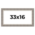 thumbnail image 1 of 33x16 Frame Grey Real Wood Picture Frame Width 2.75 Inches | Interior Frame Depth 0.5 Inches |, 1 of 8