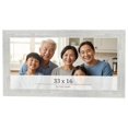 thumbnail image 1 of 33x16 Frame White Real Wood Picture Frame Width 1.5 inches | Interior Frame Depth 0.5 inches | Barn, 1 of 8