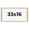 thumbnail image 1 of 33x16 Shadow Box Frame Brown | 0.875 Inches Deep Real Wood Contemporary Shadowbox Display Frame |, 1 of 5