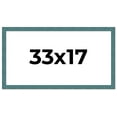thumbnail image 1 of 33x17 Frame Blue Rustic Barnwood Solid Wood Picture Frame Width 1.25 Inches | Interior Depth 0.5, 1 of 8