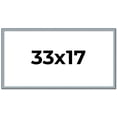 thumbnail image 1 of 33x17 Frame Blue Scuffed Farm Board Solid Wood Picture Frame Width 0.75 Inches | Interior Depth 0.5, 1 of 8