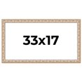 thumbnail image 1 of 33x17 Frame White Real Wood Picture Frame Width 1.5 inches | Interior Frame Depth 0.5 inches |, 1 of 8