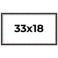 thumbnail image 1 of 33x18 Frame Silver Real Wood Picture Frame Width 1.25 Inches | Interior Frame Depth 0.75 Inches |, 1 of 8