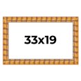 thumbnail image 1 of 33x19 Frame Beige Real Wood Picture Frame Width 3 inches | Interior Frame Depth 0.5 inches |, 1 of 8