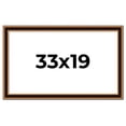 thumbnail image 1 of 33x19 Frame Gold Brown Plein Air Vintage Solid Wood Picture Frame | 1.75 Inches Moulding Width |, 1 of 8