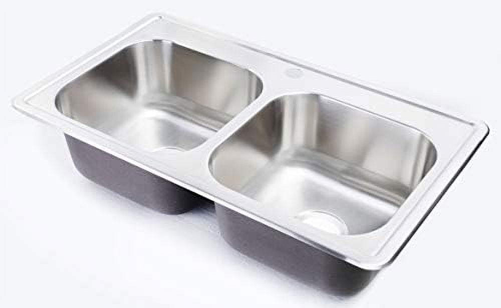emrd3319cc 10mm radius 33x19 kitchen sink double pacific sell