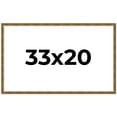 thumbnail image 1 of 33x20 Frame Gold Kingsley Distressed Solid Wood Picture Frame Width 0.75 Inches | Interior Frame, 1 of 8
