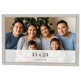 thumbnail image 1 of 33x20 Frame White Real Wood Picture Frame Width 0.75 inches | Interior Frame Depth 0.5 inches |, 1 of 8