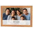 thumbnail image 1 of 33x23 Frame Beige Real Wood Picture Frame Width 1.25 inches | Interior Frame Depth 0.5 inches |, 1 of 8